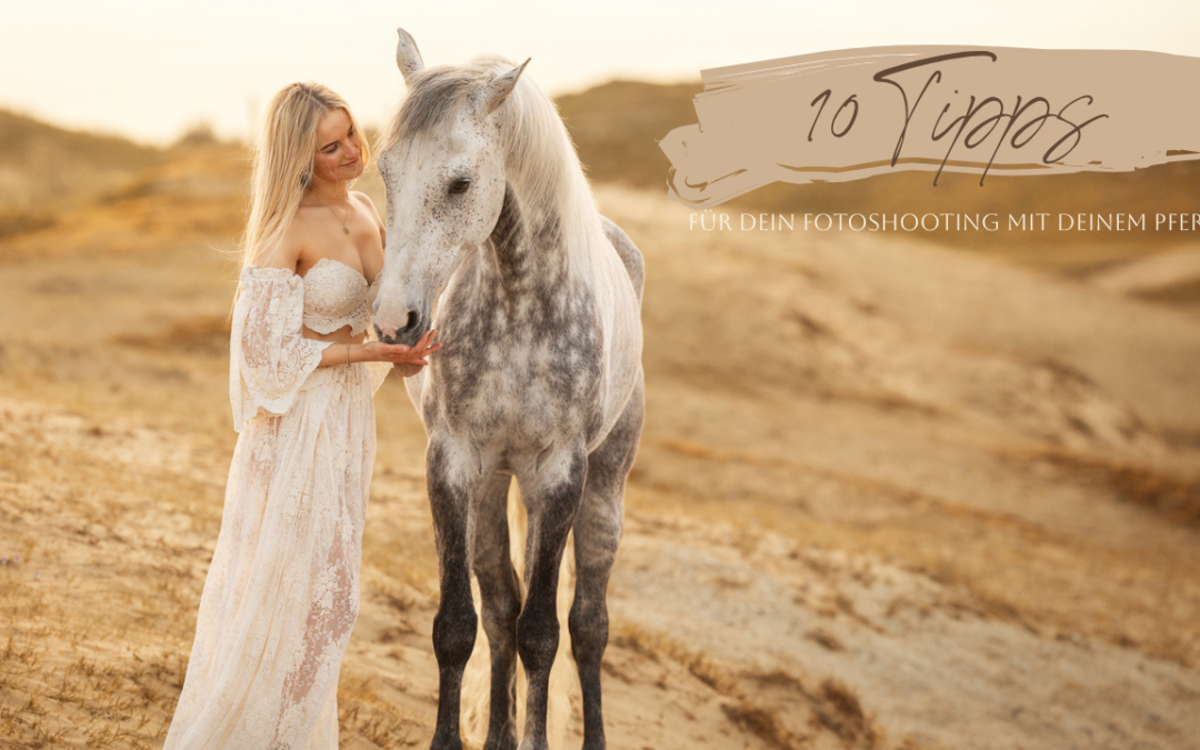 10 Tipps für ein entspanntes Fotoshooting mit Pferd!